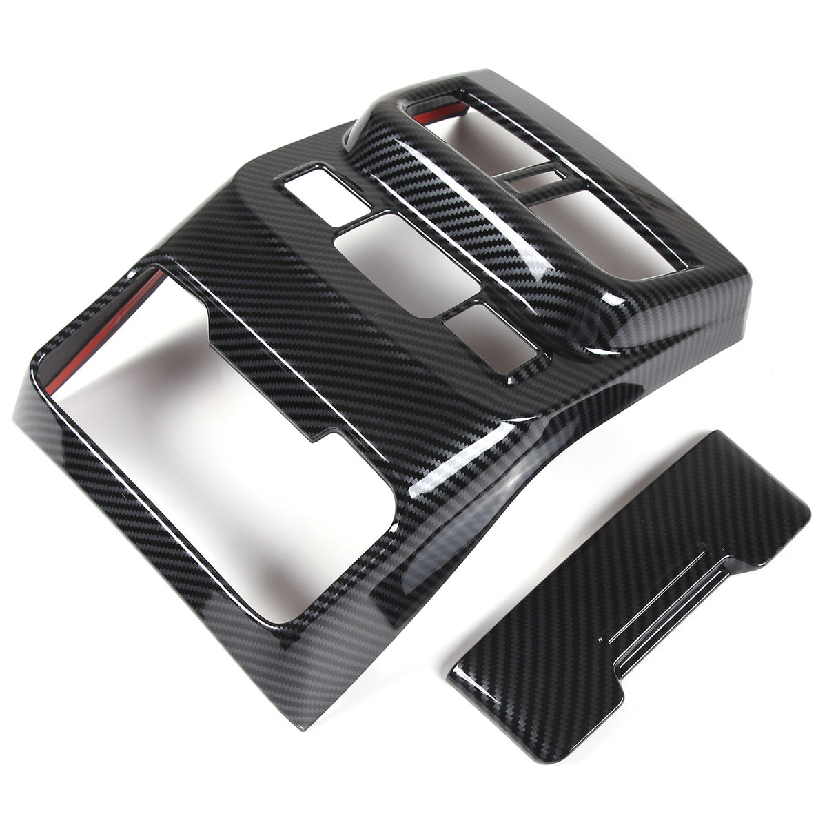 ABS Carbon Fiber Rear Air Vent Outlet Cover Trim For ​Subaru Outback 2021-23 US 14