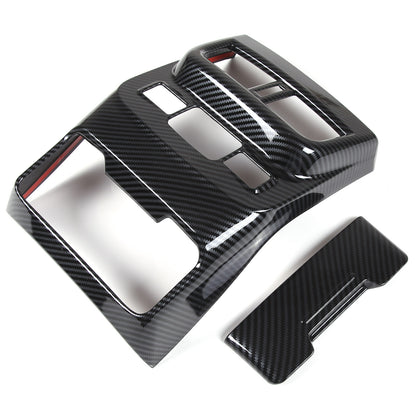 ABS Carbon Fiber Rear Air Vent Outlet Cover Trim For ​Subaru Outback 2021-23 US 14