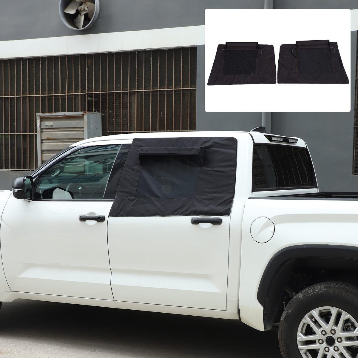 Rear Window Sun Shade Sun Visor Protector Sunshade For Toyota Tundra 2022+ 18