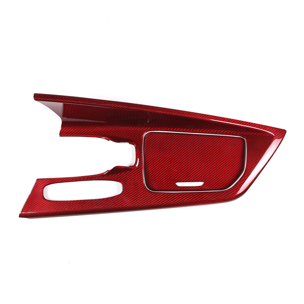 Red Center Console Gear Shift Panel Decor Cover Trim for Corvette C8 2020-25 8