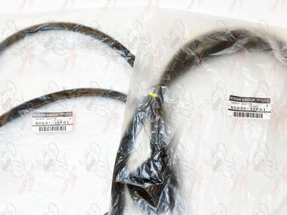 Nissan 180SX 240SX Silvia S13 Genuine Door Weatherstrip Right & Left Seals Set 5