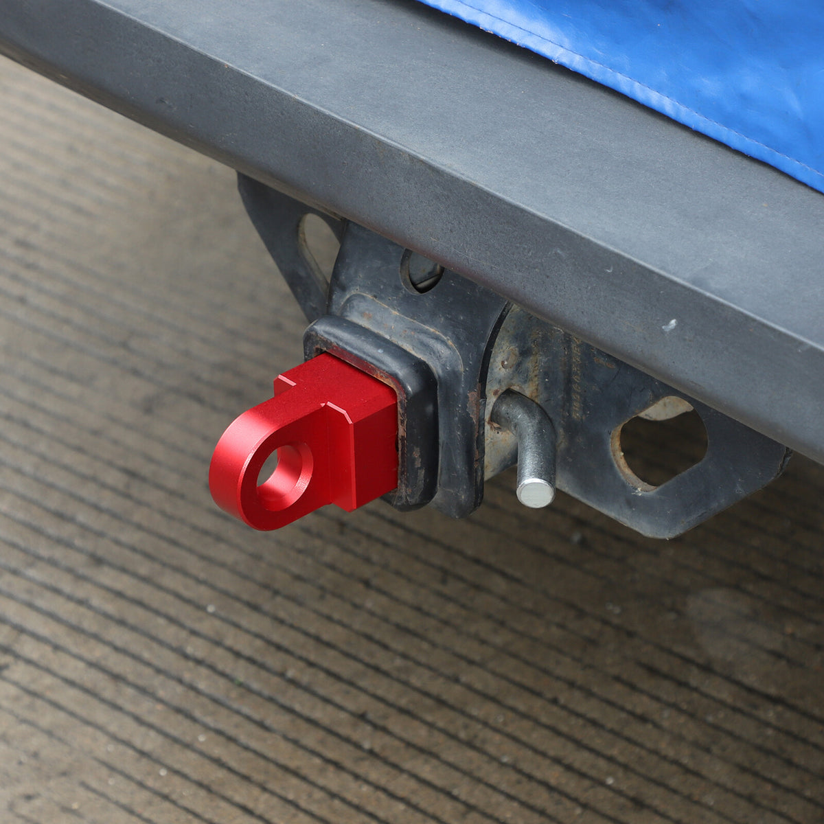 Red Alloy Trailer Mount Receiver Hitch Tow Hook For Toyota Tundra 07-21 US 10