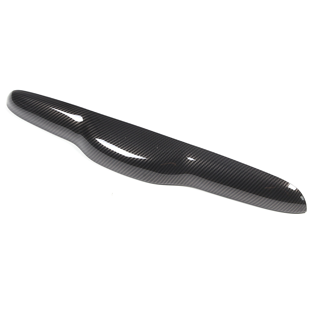 ABS Carbon fiber Tailgate Trunk Handle Cover Trim For FIAT 500 2011-23 14