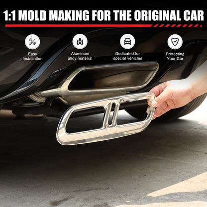 ABS Rear Exhaust Muffler Tail Pipe Cover Trim For Range Rover Sport 2023+ US 10