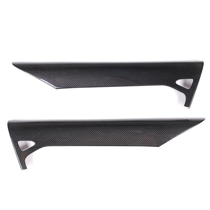 Real Carbon fiber Interior Door Upper Panel trim Cover For Corvette C8 20-26 US 11
