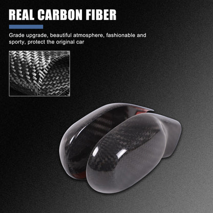Real Carbon Fiber Gear Shift Knob Trim Cover For LR Discovery 3 4 L319 2004-2012 3