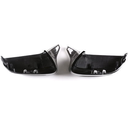 Real Carbon Fiber Rearview Mirror Cover Caps For 19-21 BMW 3 G15 G20 G21 G22 G30 12