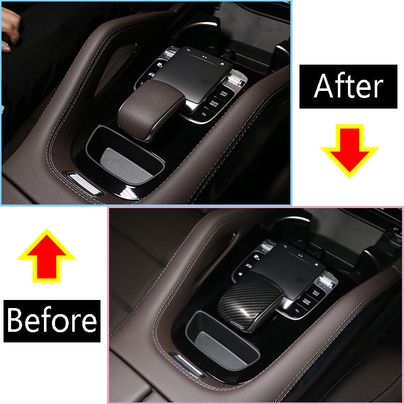 ABS Carbon Fiber Interior Center Trim Set For Benz GLE W167 GLS X167 2020-2022 20
