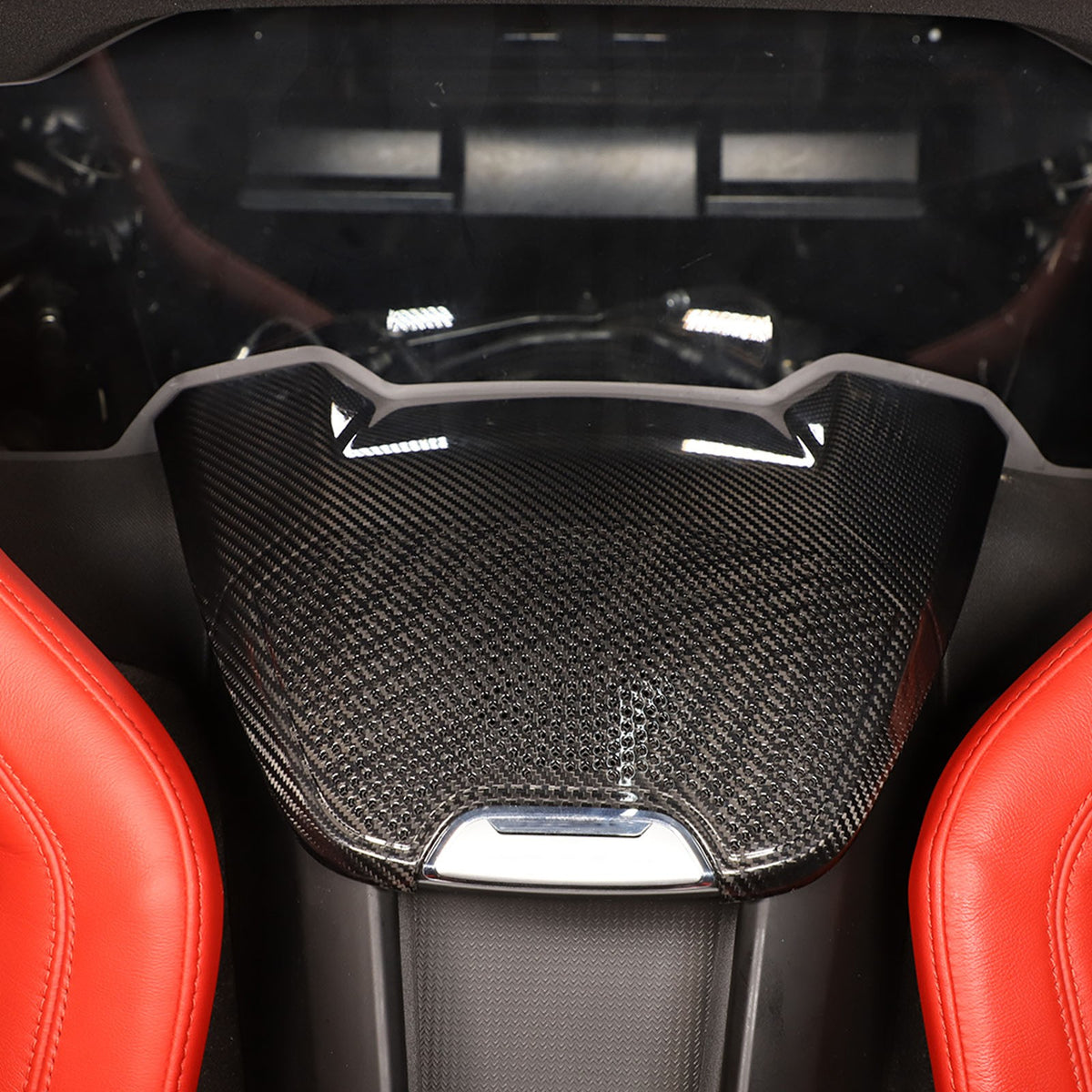 Real Carbon Fiber Rear Speaker Upper Panel Trim For Corvette C8 Coupe Z06 US 18