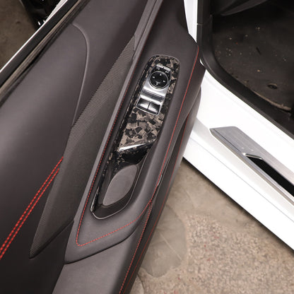 Forged Real Carbon Fiber Full Interior Set Cover Trim Kit For Corvette C8 20-25 - Variants 36-40 58