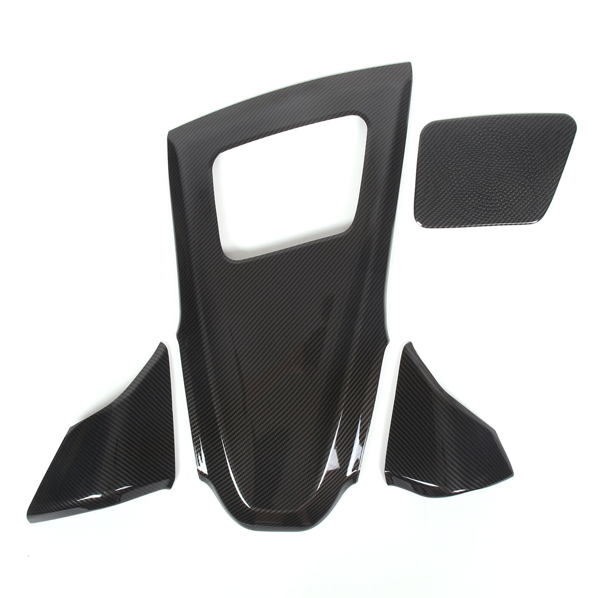 ABS Carbon Fiber Dashboard Instrument Upper Panel Cover For Corvette C8 20-25 4