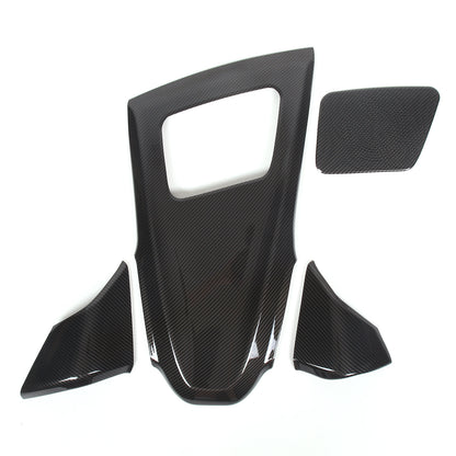 ABS Carbon Fiber Dashboard Instrument Upper Panel Cover For Corvette C8 20-25 4