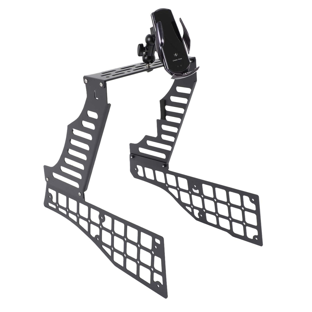 Wireless Center Molle Panel Digital Device Mount For Nissan Frontier D40 2009-17 7
