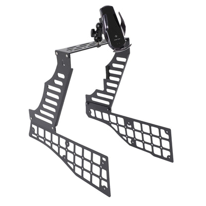 Wireless Center Molle Panel Digital Device Mount For Nissan Frontier D40 2009-17 7