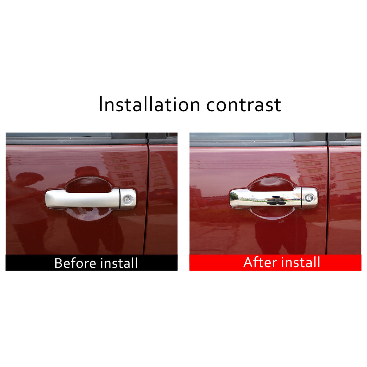 Chrome Door Handles Mirror Caps Tailgate Cover Kit For FJ Cruiser 2007-21 US 11