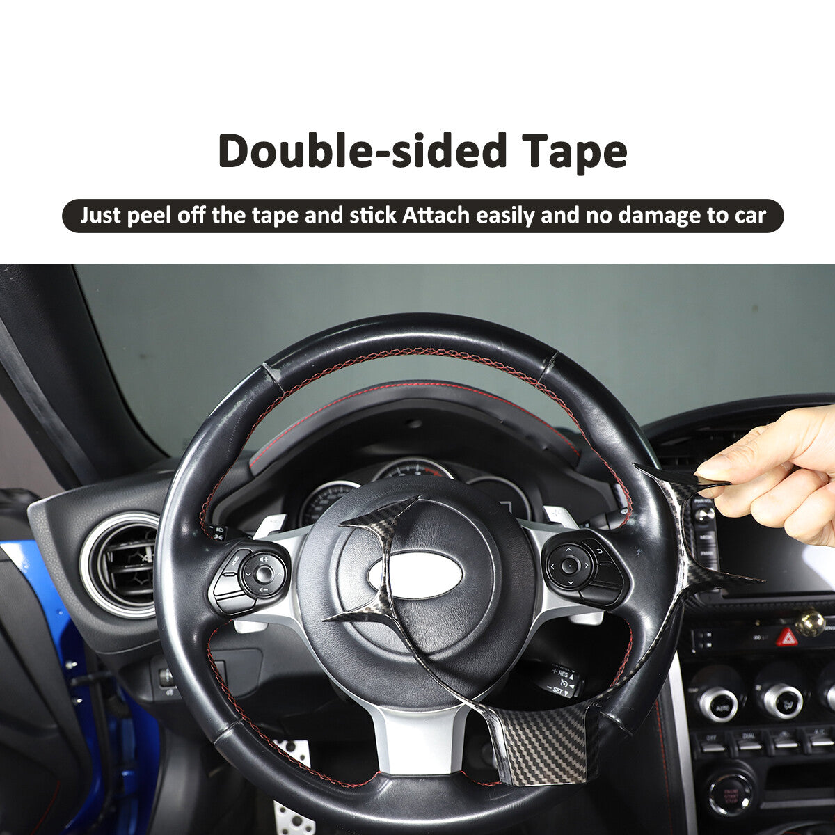 ABS Carbon Fiber Interior Center Console Trim Set For GR86/BRZ 2022-2024 US - Variants 11-15 53