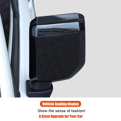 Glossy Black Rearview Mirror Trim For Toyota Land Cruiser Prado LC250 24+ US 2