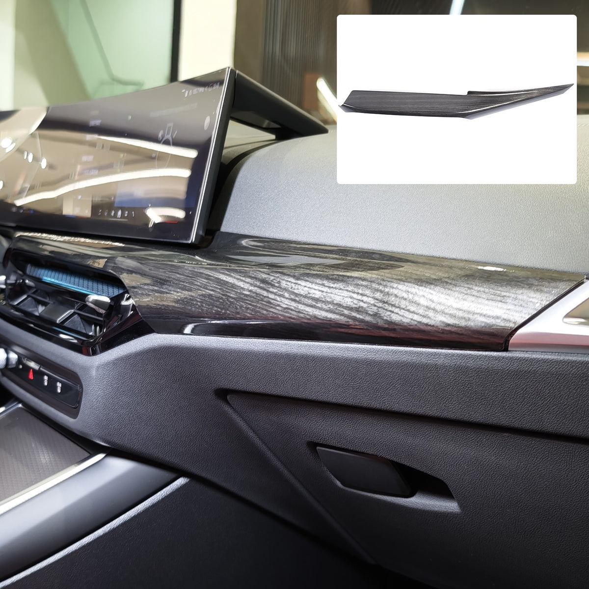 Carbon Fiber ABS Dashboard Panel Trim Cover For BMW 3 G20 4 G22 G23 G26 2025+ 13