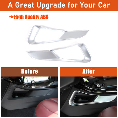 Silver ABS Center Console Gear Shift Strip Trim For Range Rover Sport 23+ 11