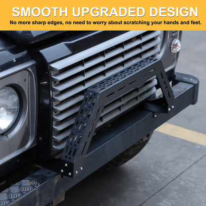 Black Bull Nudge Bar Bumper Guard A Bar For Land Rover Defender L316 2004-19 24