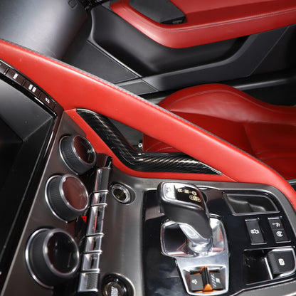 ABS Carbon Fiber Interior Full Set Cover Trim Kit For Jaguar F-type X152 2013-25 - Styles 6-10 41