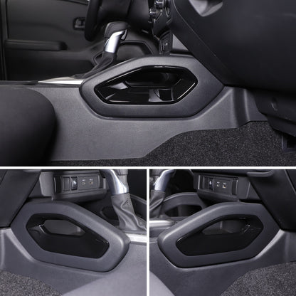 Glossy Black Center Console Side Armrest Frame Trim For Nissan Frontier 2022+ US 10