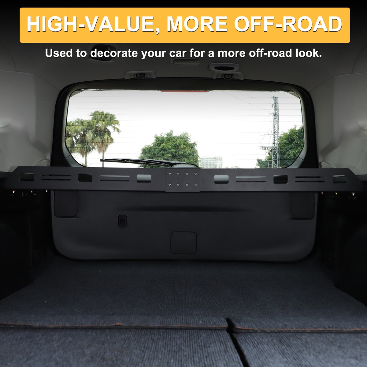 Rear Cargo Rack Luggage Storage Carrier Shelf For Subaru Forester 2019-2024 US 12