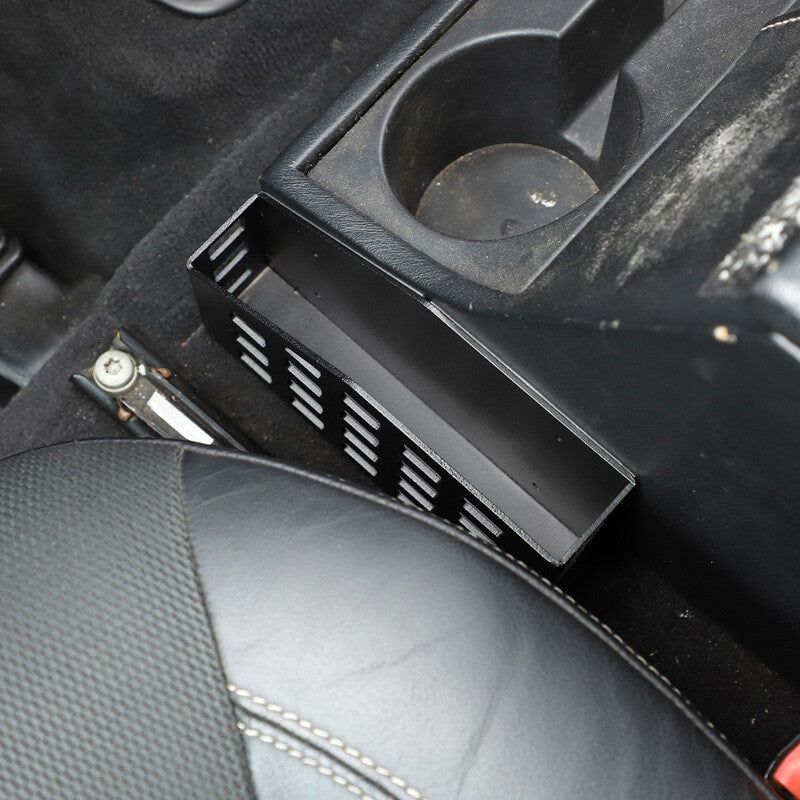 Black Gear Shift Side Storage Box Two Baskets Trim For LR Defender 04-19 5