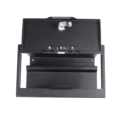Center Console Safe GUN Storage Lock Box W/ TRAY For Nissan Titan 2016-23 6