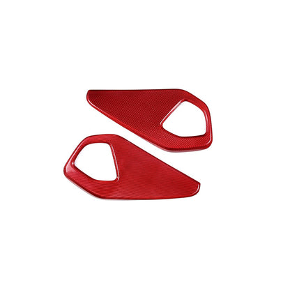 Red Real Carbon Fiber Interior Center Console Trim Set Kit For Subaru BRZ 22+ 106