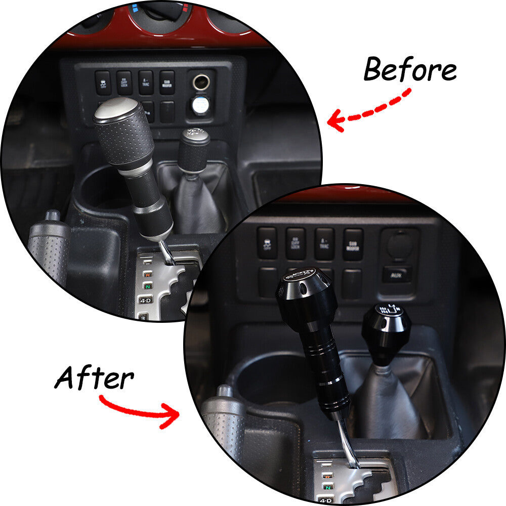 Replacement Black Aluminum Alloy Gear Shift Knob For Toyota FJ Cruiser 07-21 US 7