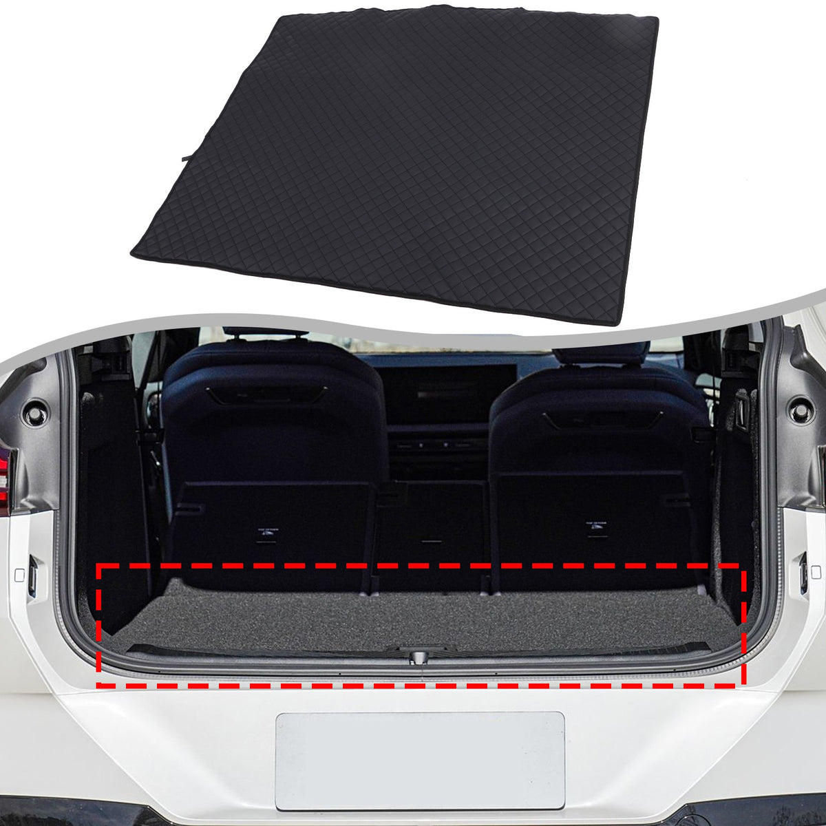 Cargo Trunk Tray Cargo Liner Rear Trunk Floor Mat For BMW X3 G45 2025+ US 1