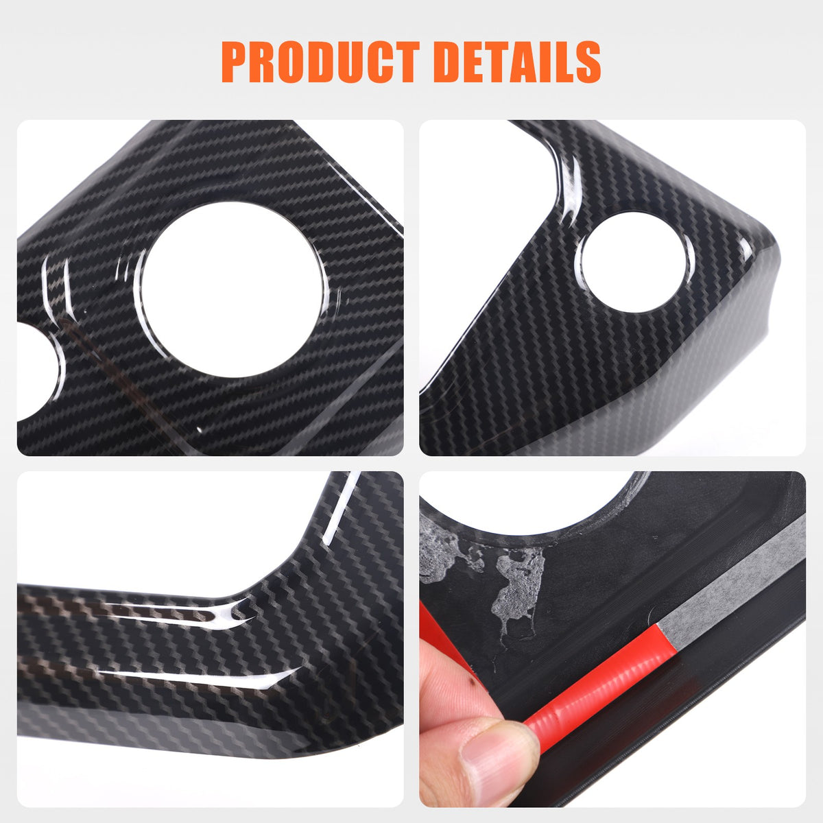 Carbon Fiber ABS Center Console Gear Shift Trim For Land Rover Defender L663 26+ 7