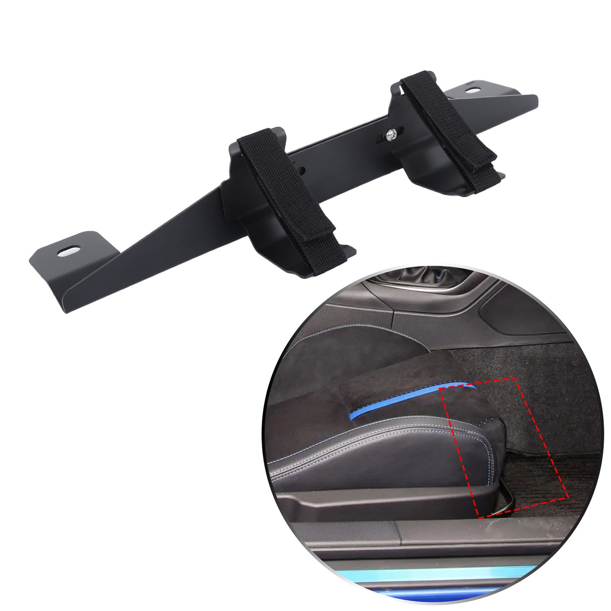 Black Aluminum Fire Extinguisher Bracket For Toyota 86/Subaru BRZ 2022+ US 16