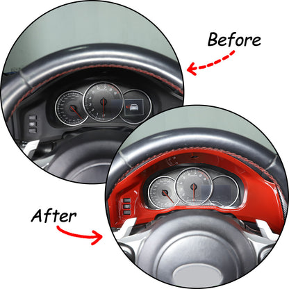 Red Interior Dashboard Instrument Cover Trim For Toyota 86/Subaru BRZ 12-20 US 6