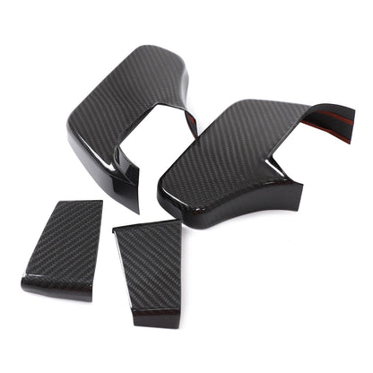 Real Carbon Fiber Rearview Mirror Base Cover Trim For Benz G-Class W465 2025 US 10