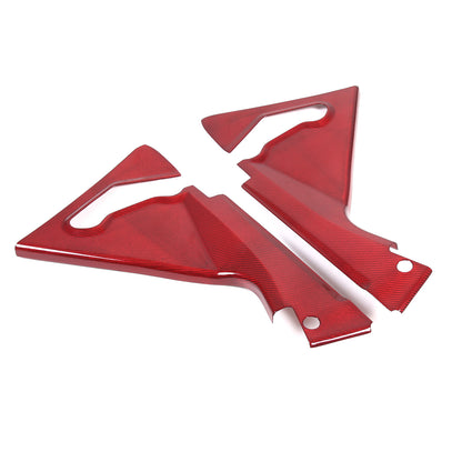 Red Real Carbon fiber Front Hood Lift Support Corner Cover For Corvette C8 20-26 19