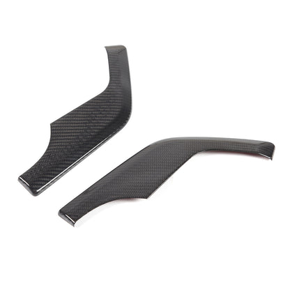 Real Carbon Fiber Interior Dashboard Side Panel Cover Trim Set For Corvette C8 10
