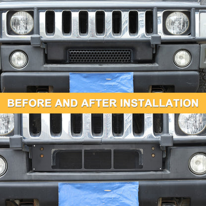 Replacement Carbon Steel Front Lower Grille Bug Screen For Hummer H2 2003-09 US 20