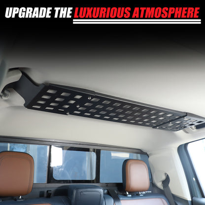 Aluminum Alloy Rear Roof Hanging Bag Rack Molle Panel For Ford Maverick 2022+ 20