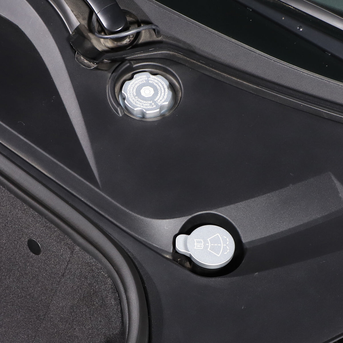 Aluminum Alloy Exterior Hood Engine License Plate Trim For Corvette C8 2020+ US - Variants 26-29 17