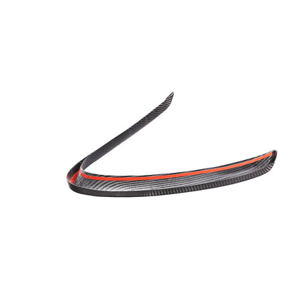 Real Carbon Fiber V-Shape Grille Cover Trim For Alfa Romeo Giulia 2017-2021 8