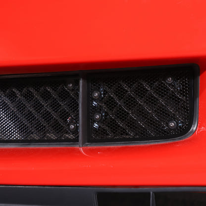 Front Grille Guard Side Vent Intake Mesh Grille Insert For Corvette C6 05-13 12