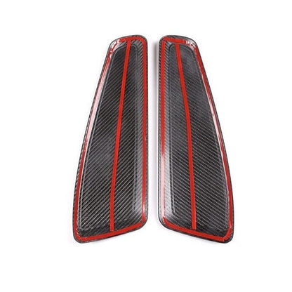 Real Carbon Fiber Interior Seat Side Panel Trim Cover for Porsche 911 718 US 8