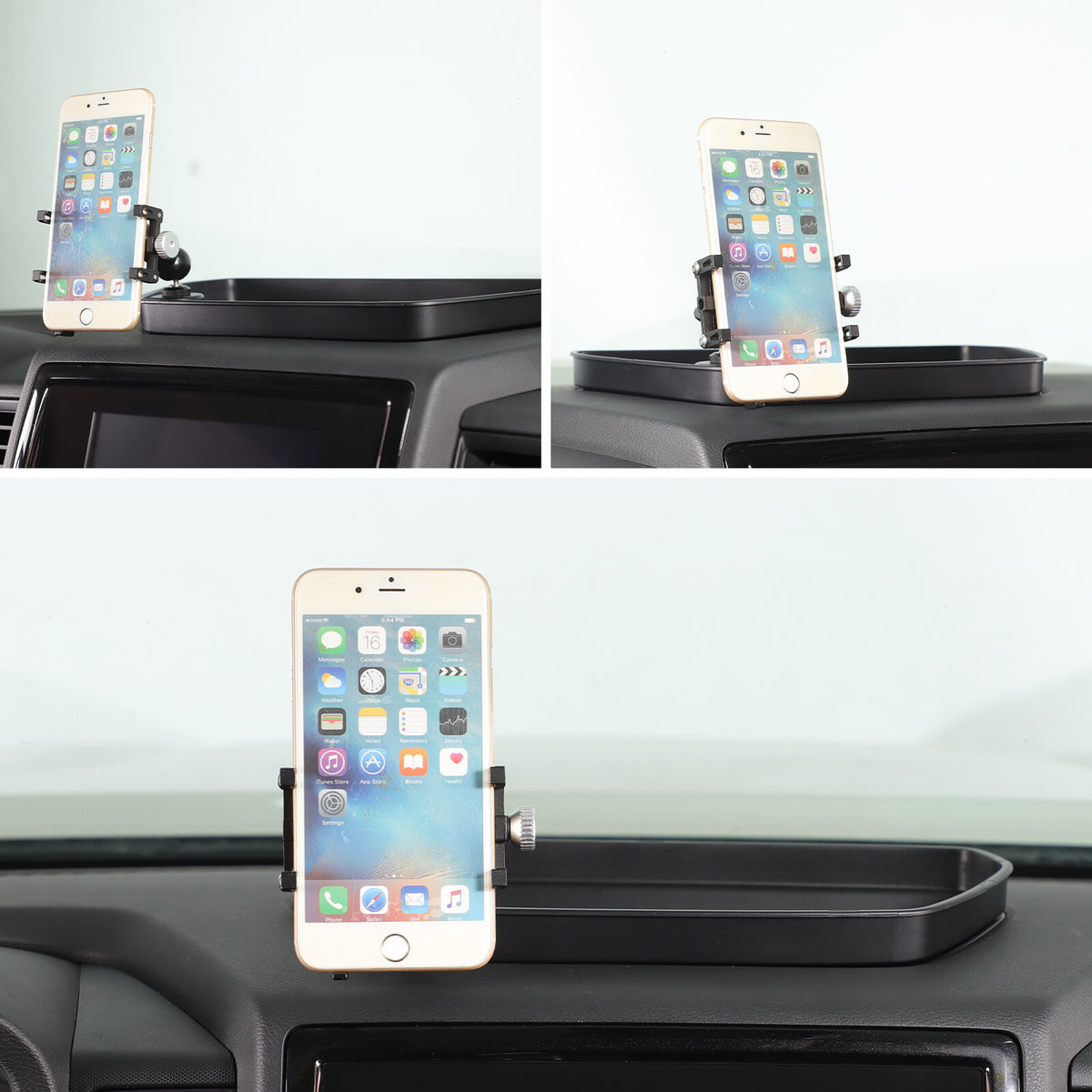 Off-road Dashboard Storage Tray Box Phone Holder For Nissan Frontier D41 2022-24 19