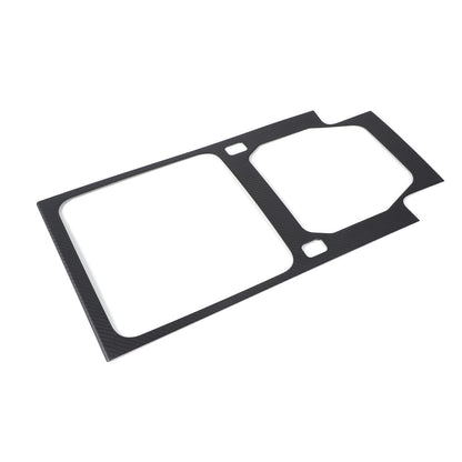 Matte Real Carbon Fiber Cup Holder Panel Trim Cover For Defender 110 90 2020-23 17