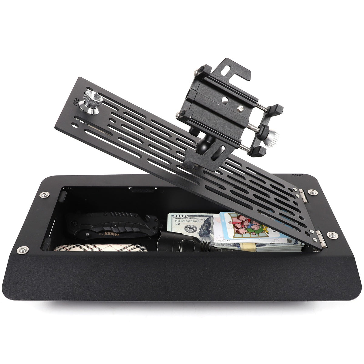 Off-Road Phone Holder with Dashboard Password Box For Toyota FJ Cruiser 2007-21 16