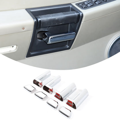 Silver ABS Interior Inner Door Handle Trim For Hummer H2 2003-2007 13
