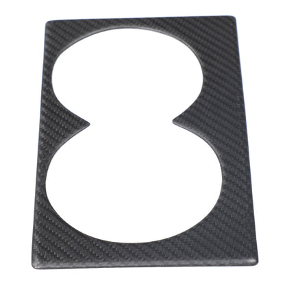Matte Dry Real Carbon Fiber Center Cup Holder Trim For Nissan GTR R35 08-16 11