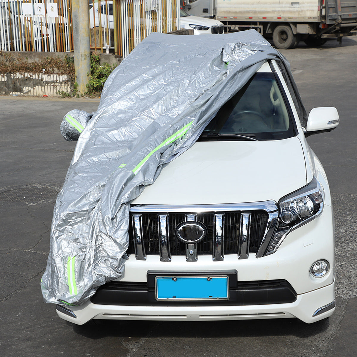 Car Cover Waterproof Heat Sun Dust Cover For Toyota Land Cruiser Prado 2010-23 7